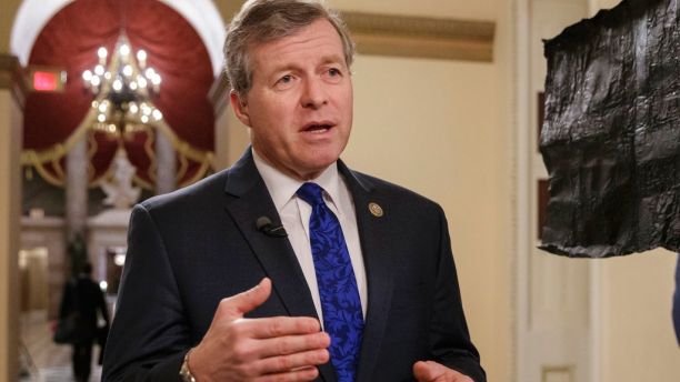 FILE - In this March 23, 2017, file photo, Rep. Charlie Dent, R-Pa., speaks on Capitol Hill in Washington. Dent, leader of an influential caucus of GOP moderates in the House, announced he will not seek re-election to an eighth House term next year. (AP Photo/J. Scott Applewhite, File)