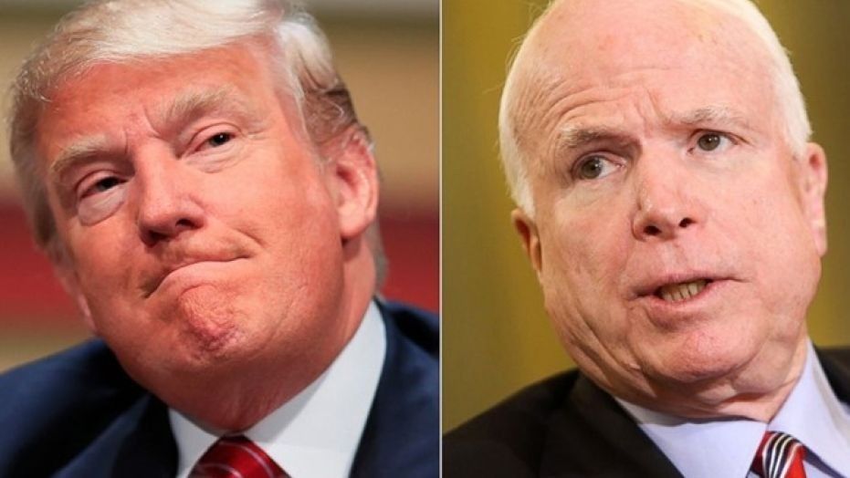 Donald Trump called Sen. John McCain's wife to check in on the Arizona Republican's condition after he was hospitalized this week.