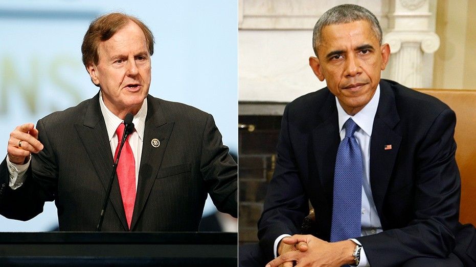 Rep. Robert Pittenger of North Carolina called for an investigation into a report on the Obama administration's handling of an anti-Hezbollah task force.