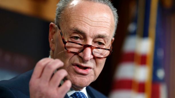 Senate Minority Leader Chuck Schumer, D-N.Y., holds a news conference to talk about the Democratic victory in the Alabama special election and to discuss the Republican tax bill, on Capitol Hill in Washington, Wednesday, Dec. 13, 2017. (AP Photo/J. Scott Applewhite)