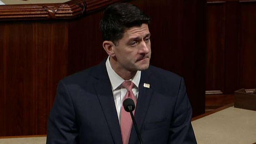 House speaker slams the Democrats over the government shutdown.